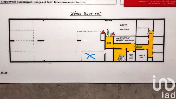 Parking à vendre 11 m² Paris 17