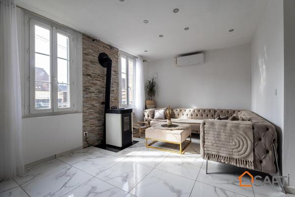 Maison individuelle, 4 pièces, 3 chambres en centre ville, proches commodités