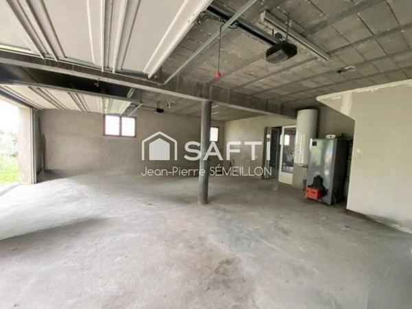 Maison 114 m², 3 chambres, balcon, double garage