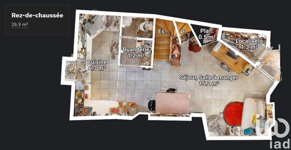 House for sale 3 rooms 54 m² Toulouse