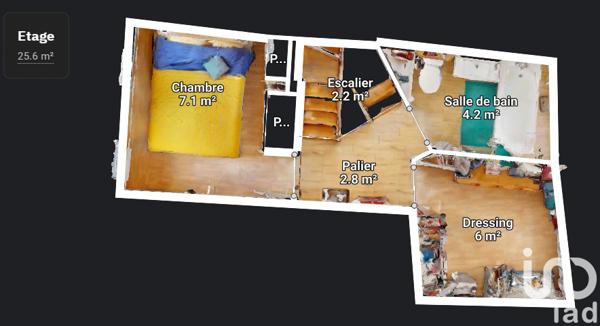 House for sale 3 rooms 54 m² Toulouse