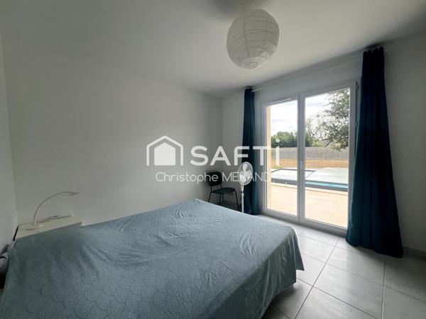 Maison de plein pied 4 chambres avec piscine poche du centre de CHATELLERAULT de 2021