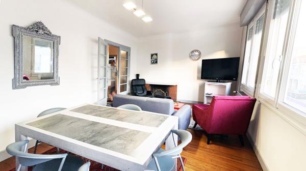 Appartement 3 pièce(s) 100m de la plage cave et jardin