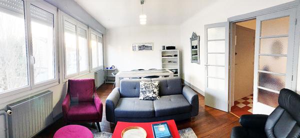 Appartement 3 pièce(s) 100m de la plage cave et jardin