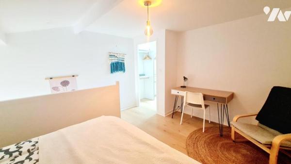 PORNIC - CENTRE VILLE - APPARTEMENT T3 DUPLEX avec parking.