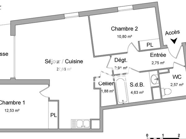 Location Appartement 3 pièces 65.73 m² - 169 BD PONT DE VIVAUX Marseille 13010