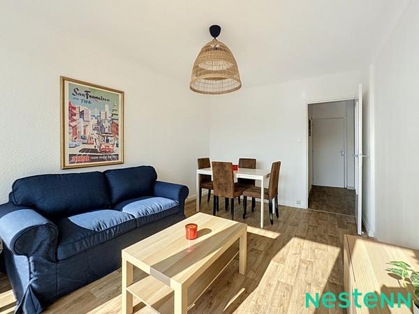 À LOUER - T3 meublé lumineux avec balcon - Secteur Bergson / La Terrasse