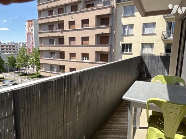 Grenoble prox centre, 2P+C, asc, balcon plein sud – Résidence Le Saint‑Germain.