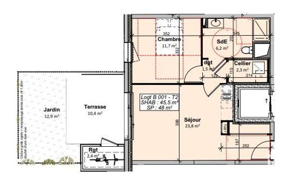 Appartement à vendre 2 pièces 46 m² Givrand