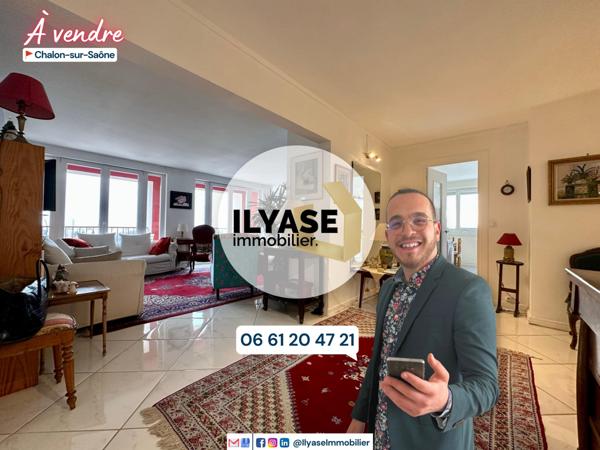 T4 | 130 M² | DOUBLE BALCON | CHALON S/S