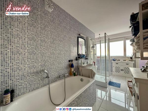 T4 | 130 M² | DOUBLE BALCON | CHALON S/S