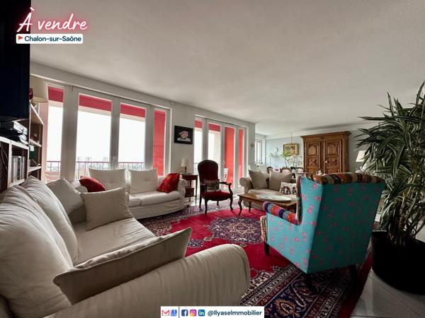 T4 | 130 M² | DOUBLE BALCON | CHALON S/S