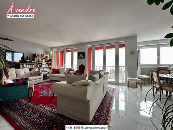 T4 | 130 M² | DOUBLE BALCON | CHALON S/S
