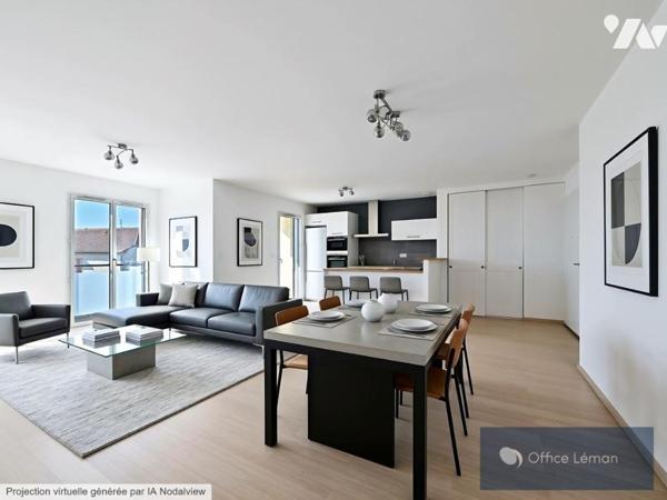 Appartement de standing type 2 de 58,3 m² à Prévessin-Moëns – Aux portes de Genève