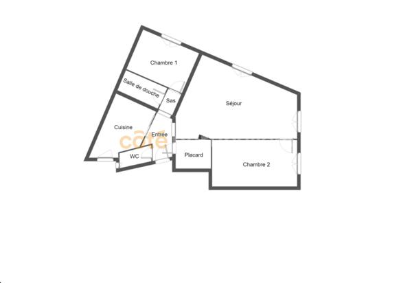 Vente
                Appartement57,28 m² - 3 Pièces -
                    DEAUVILLE (14800)