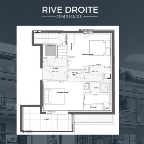 Rennes (35000) RENNES CENTRE LES LICES - APPARTEMENT D'EXCEPTION - DERNIER ETAGE TERRASSE