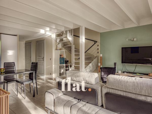 Maison 3 pièces/ 72 m2/ 2 chambres/ stationnement/ jardin