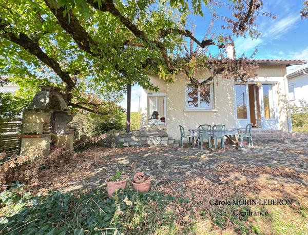 Charmante maison de plain-pied , jardin et garage