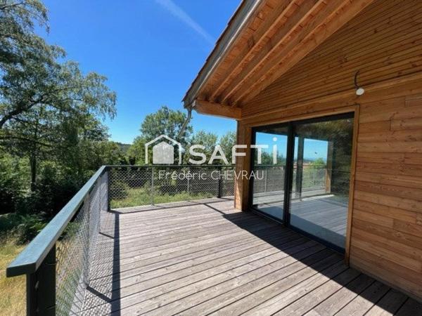Maison d'architecte en bois –  Vue panoramique