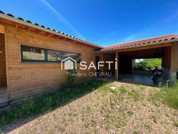 Maison d'architecte en bois –  Vue panoramique