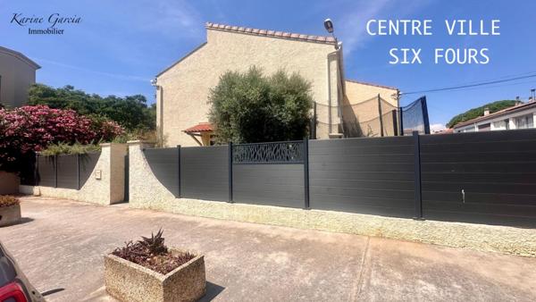 CENTRE VILLE SIX FOURS LES PLAGES - MAISON DE TYPE 4 - GARAGE - TERRAIN 260 M²