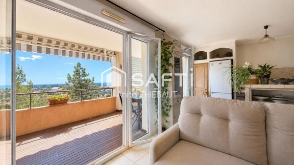 Saint Raphael - Appartement de 75 m² vu mer avec et garage