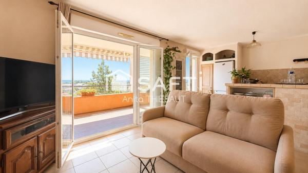 Saint Raphael - Appartement de 75 m² vu mer avec et garage