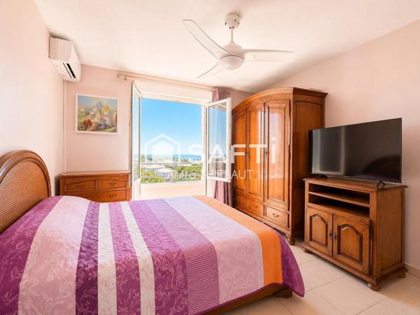 Saint Raphael - Appartement de 75 m² vu mer avec et garage