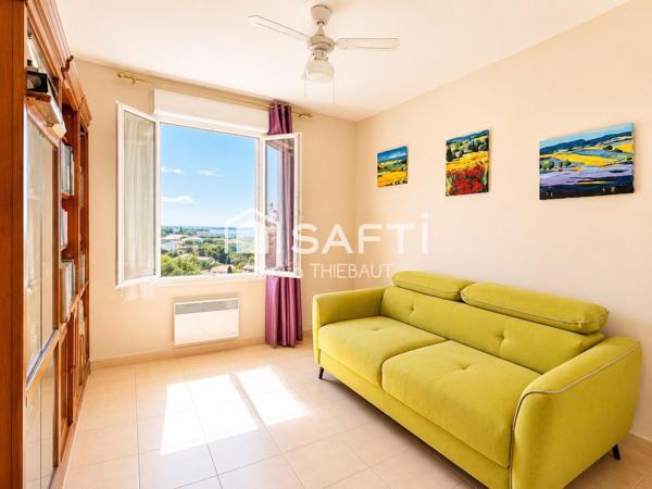 Saint Raphael - Appartement de 75 m² vu mer avec et garage