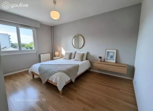 Appartement de 84 m², 3 chambres, balcon et parking