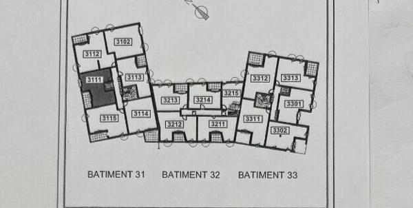 Appartement Ris Orangis 2 pièce(s) 42 m2
