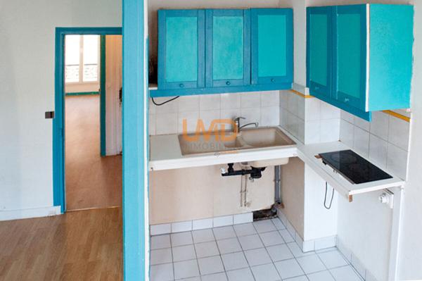 Appartement 2 pièces - 36,49 m2 - 280 000 € - Paris 20