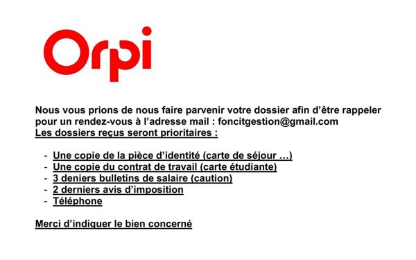 Appartement à louer    1 pièce •  Palaiseau