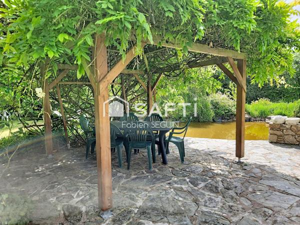 Une vie de plain-pied au calme et au cœur d'un  parc arboré de 7813 m2