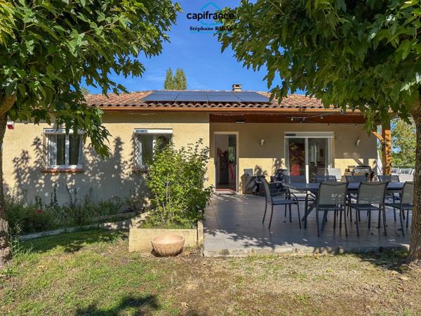 Dpt Lot et Garonne (47), à vendre SAINT SYLVESTRE SUR LOT maison P6 de 130 m² avec piscine - Terrain de 3186 m²