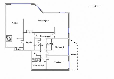 Appartement à vendre 4 pièces 84 m² Bagnolet