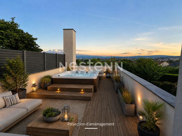 Nestenn Igny - Maison d'architecte Verrières-le-Buisson - 185 m² - Vue dégagée exceptionnelle - 2 suites parentales - Garage double - Terrain 827 m² - Quartier des Justices