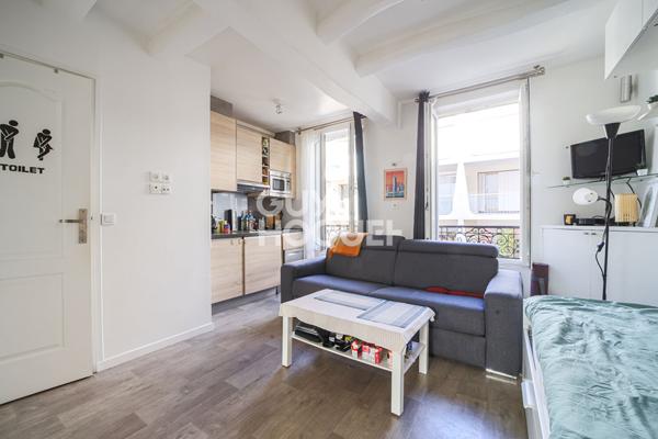 Appartement Paris 1 pièce(s) 18.60 m2