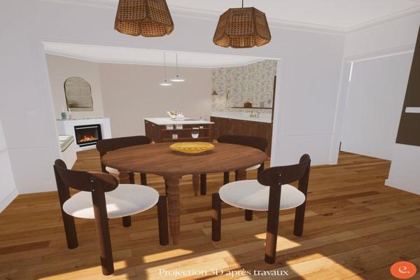 LE VASTE APPARTEMENT BOURGEOIS À RESTAURER, À 10 MIN A PIED DU CENTRE HISTORIQUE. - A QUIMPER Quimper PROCHE CENTRE