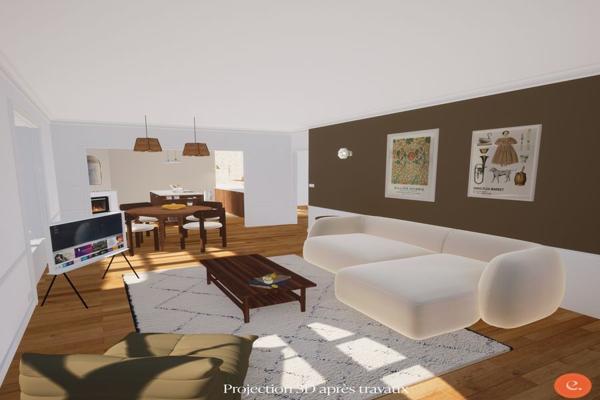 LE VASTE APPARTEMENT BOURGEOIS À RESTAURER, À 10 MIN A PIED DU CENTRE HISTORIQUE. - A QUIMPER Quimper PROCHE CENTRE