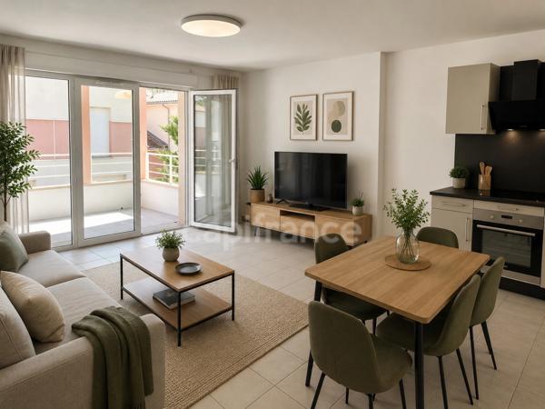 APPARTEMENT T3 de 63 m² – TRES LUMINEUX DANS UNE RESIDENCE SECURISEE A SAINT AUBIN DE MEDOC (33)