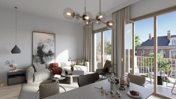 Appartement 3 pièce(s)  62 m²