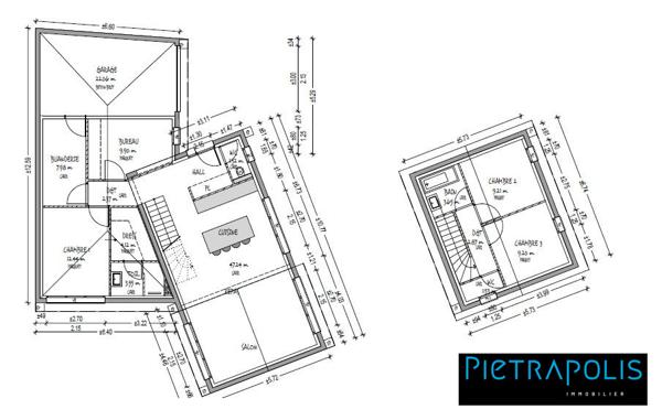 Terrain Arnas 556m² viabilisé avec Permis et Projet