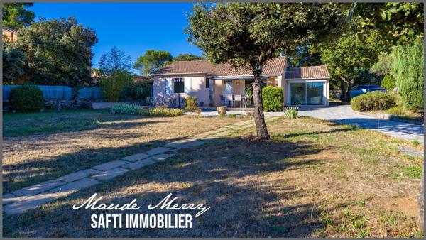 Maison plain-pied - 3 chambres - piscine et quartier très calme