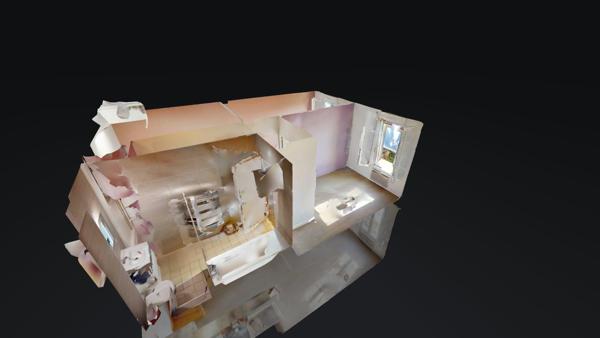 Joli duplex en dernier étage, bien isolé (DPE C), à 100 du M° La Courneuve (ligne 7)