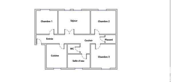 Appartement 4 pièces de 73 m² à Arpajon (91290)