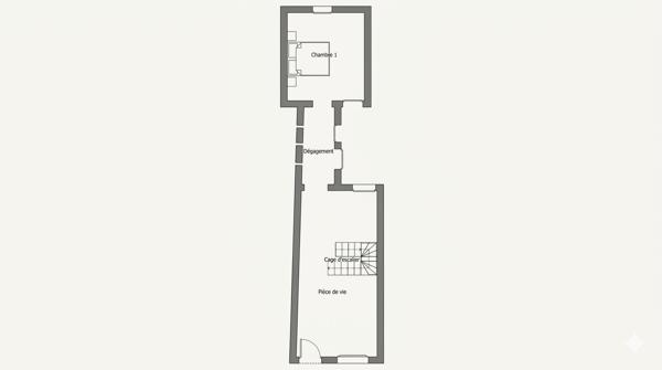 Maison 3 chambres 78 m² , Entièrement rénovée. Centre de Durtal