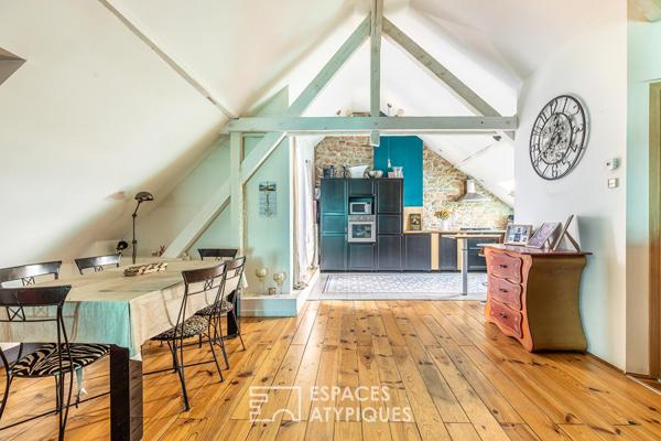 Appartement sous combles avec terrasse quartier Sablon