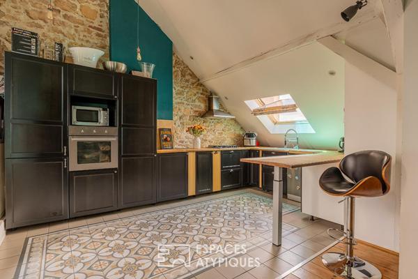 Appartement sous combles avec terrasse quartier Sablon