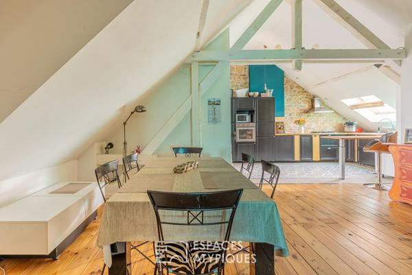Appartement sous combles avec terrasse quartier Sablon